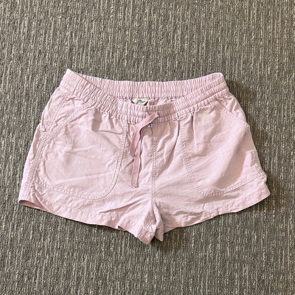J Crew Light Pink Women's Drawstring Shorts